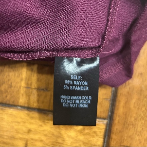 *NWT* Lulus Hopes and Dreams Burgundy Sleeveless Bodycon Midi Dress, Size Medium - Picture 11 of 12